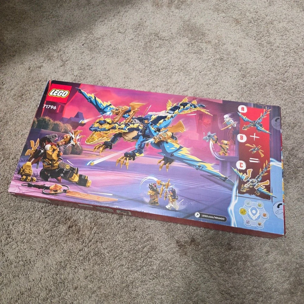 LEGO Ninjago 71796 Elemental Dragon vs The Empress Mech Building Toy 1038 Pieces